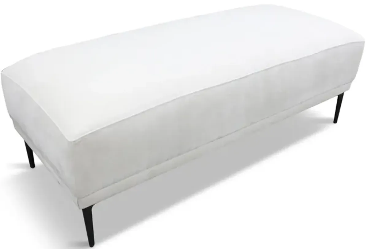 Meril Ottoman - Ivory