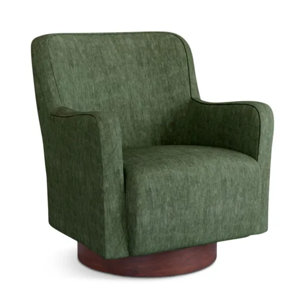 Gemmy Swivel Chair - Moss