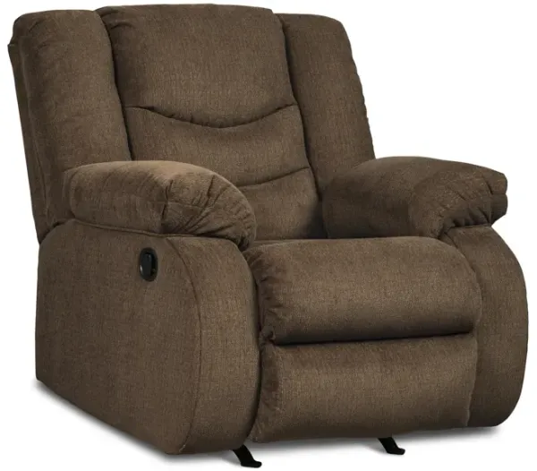 Plante Rocker Recliner - Chocolate