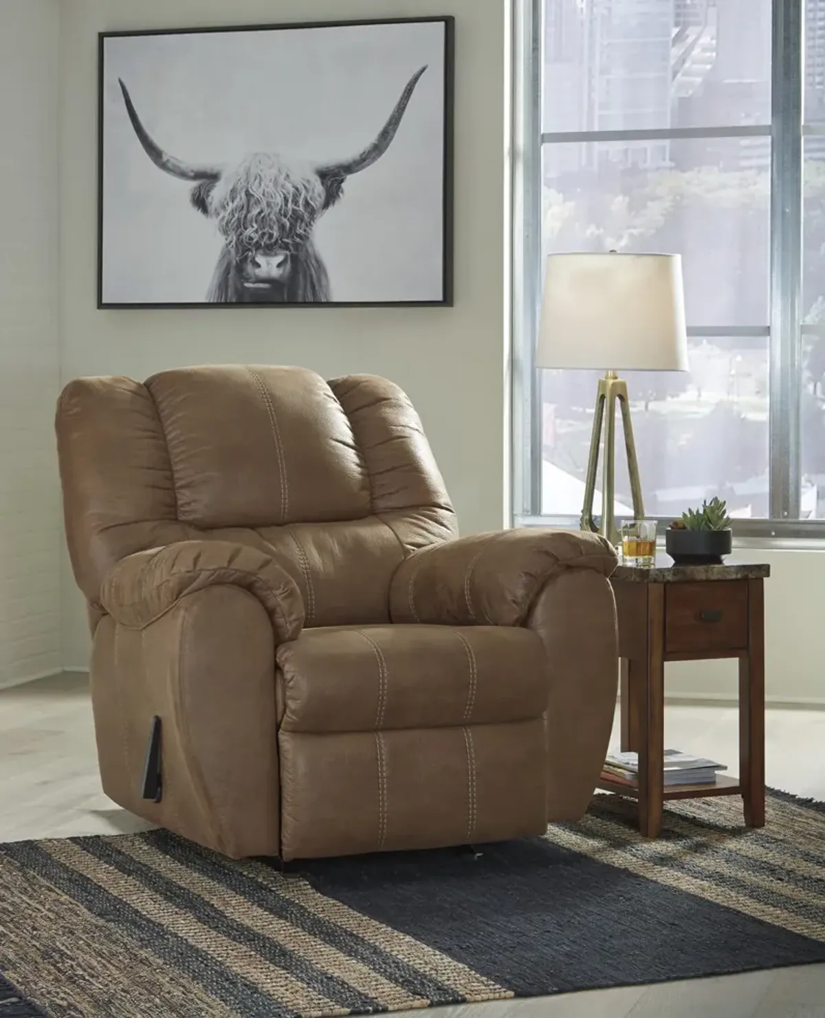 Barden Rocker Recliner - Saddle