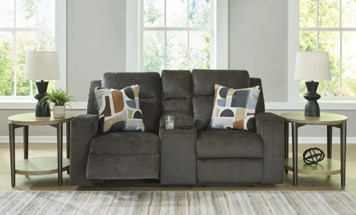 Lindy Reclining Loveseat with Console