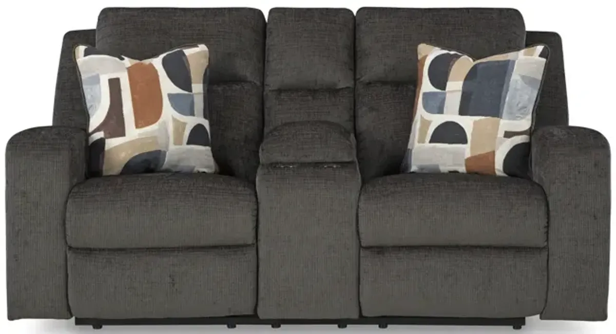 Lindy Reclining Loveseat with Console