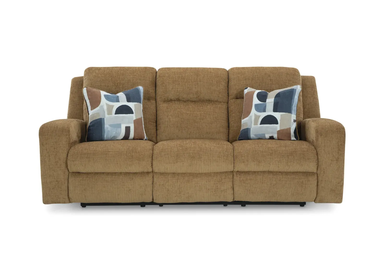 Lindy Reclining Sofa - Honey