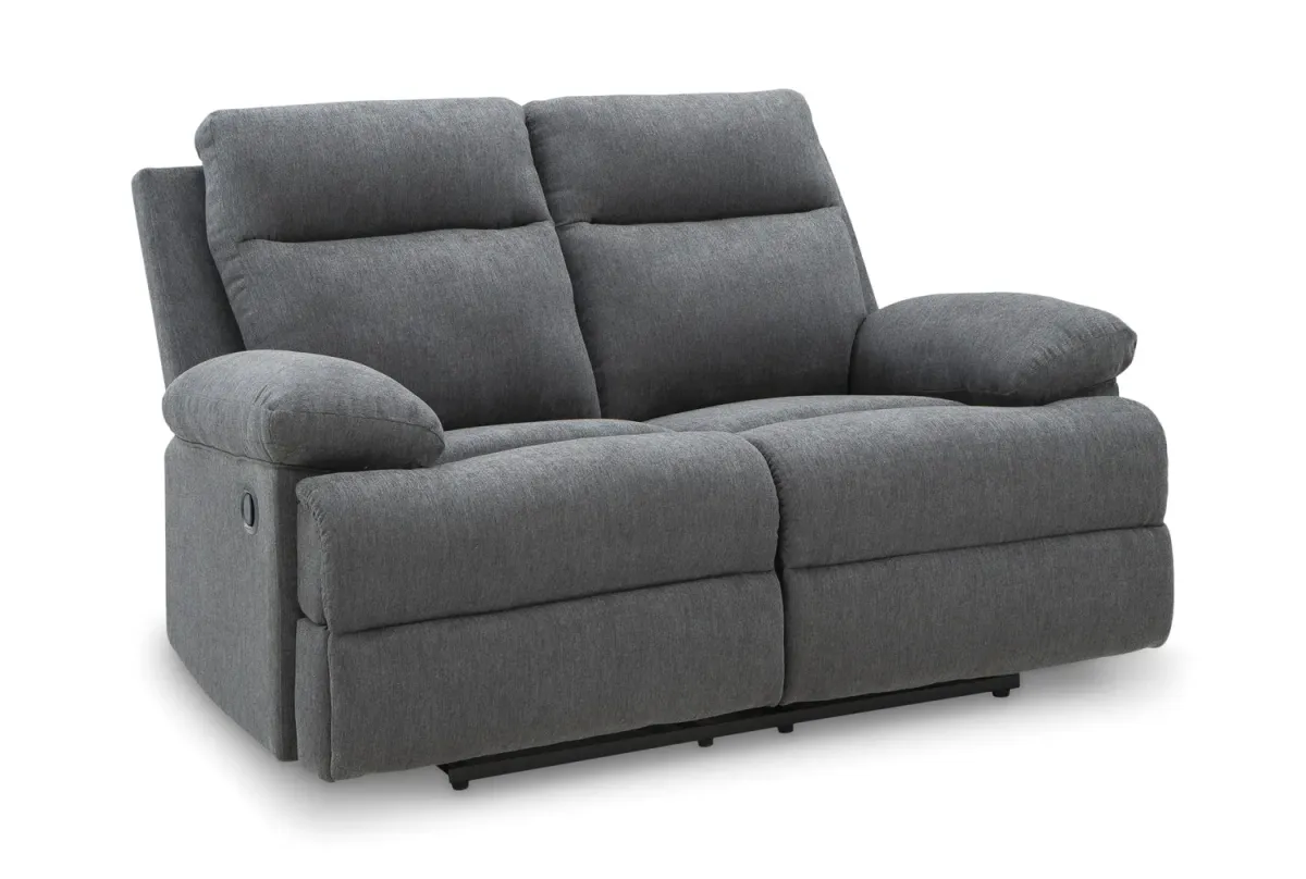 Stanton Reclining Loveseat - Charcoal