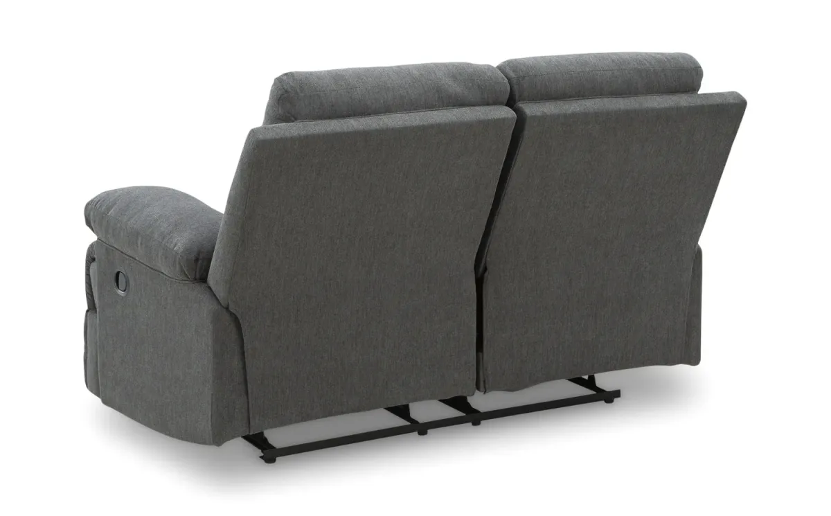 Stanton Reclining Loveseat - Charcoal