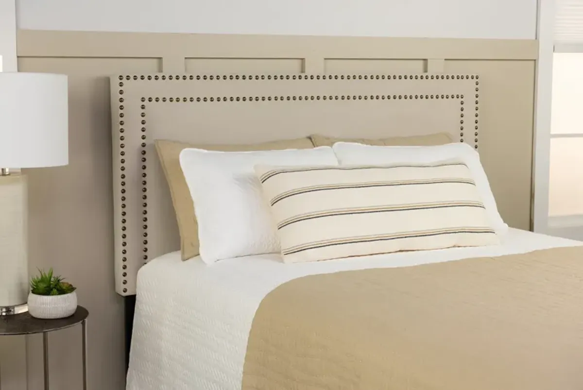 Poe Queen Headboard - Ivory