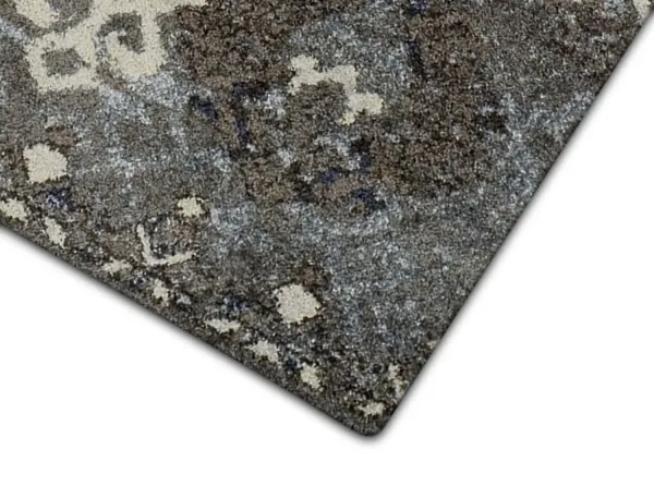 Gala Dark Steel Area Rug - 4 11  X 7 0 