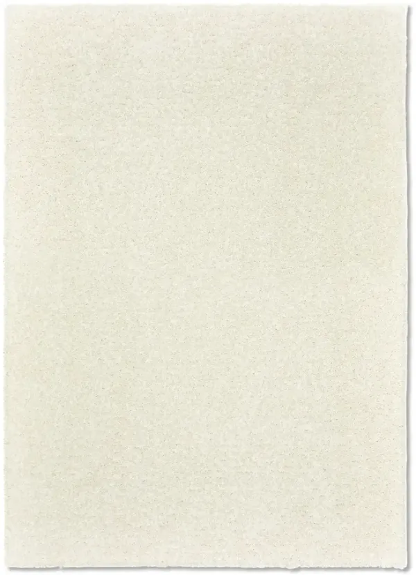 Bella Pearl Shag Area Rug - 5 0  X 7 0 