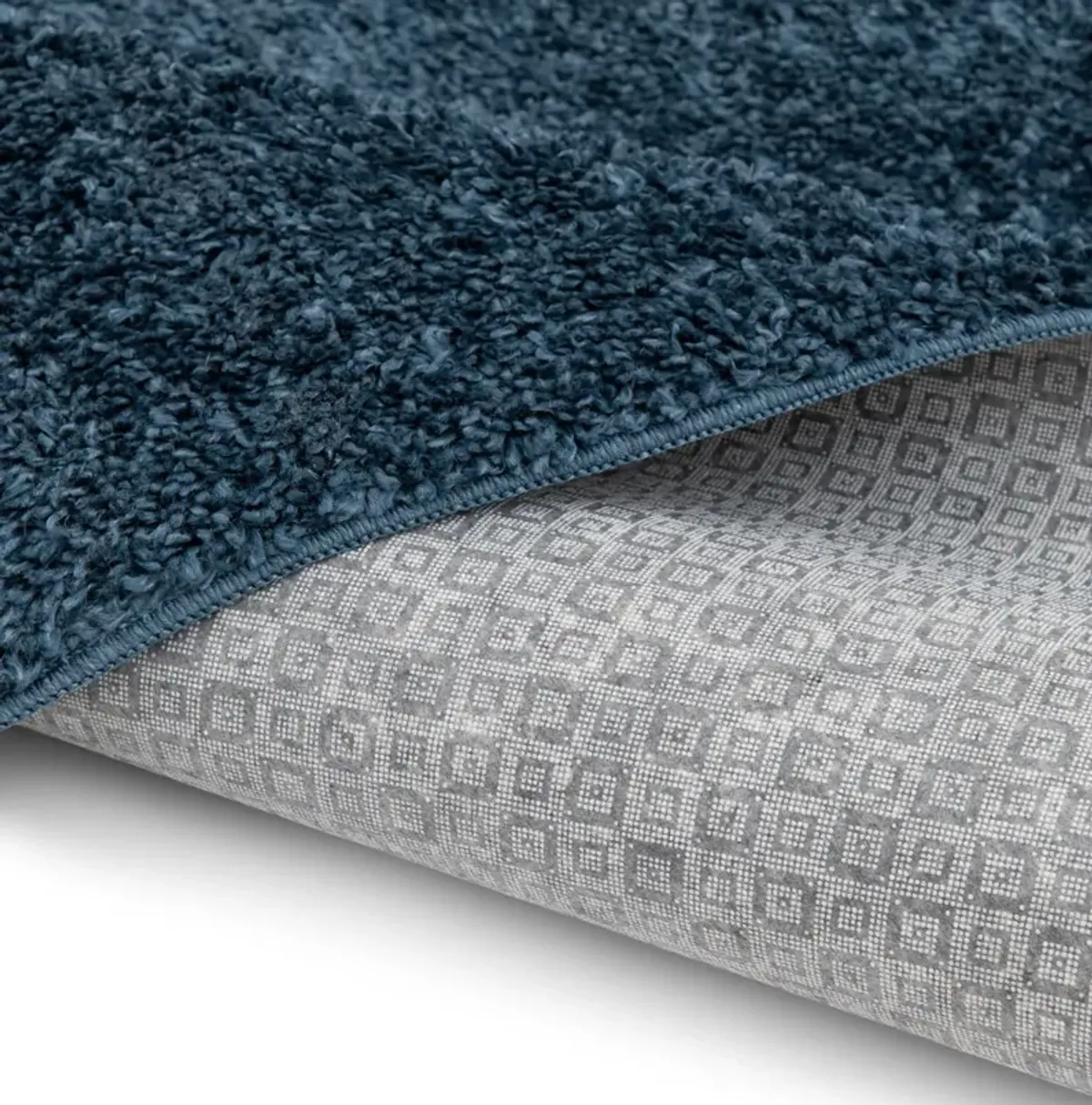 Taylor Navy Shag Area Rug - 5 3  X 7 0 