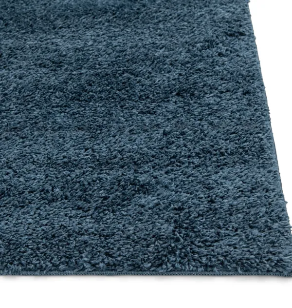 Taylor Navy Shag Area Rug - 5 3  X 7 0 