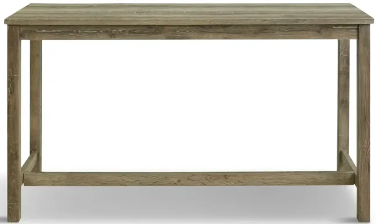 Rodman Sofa Bar Table With 3 Stools - Light Grey