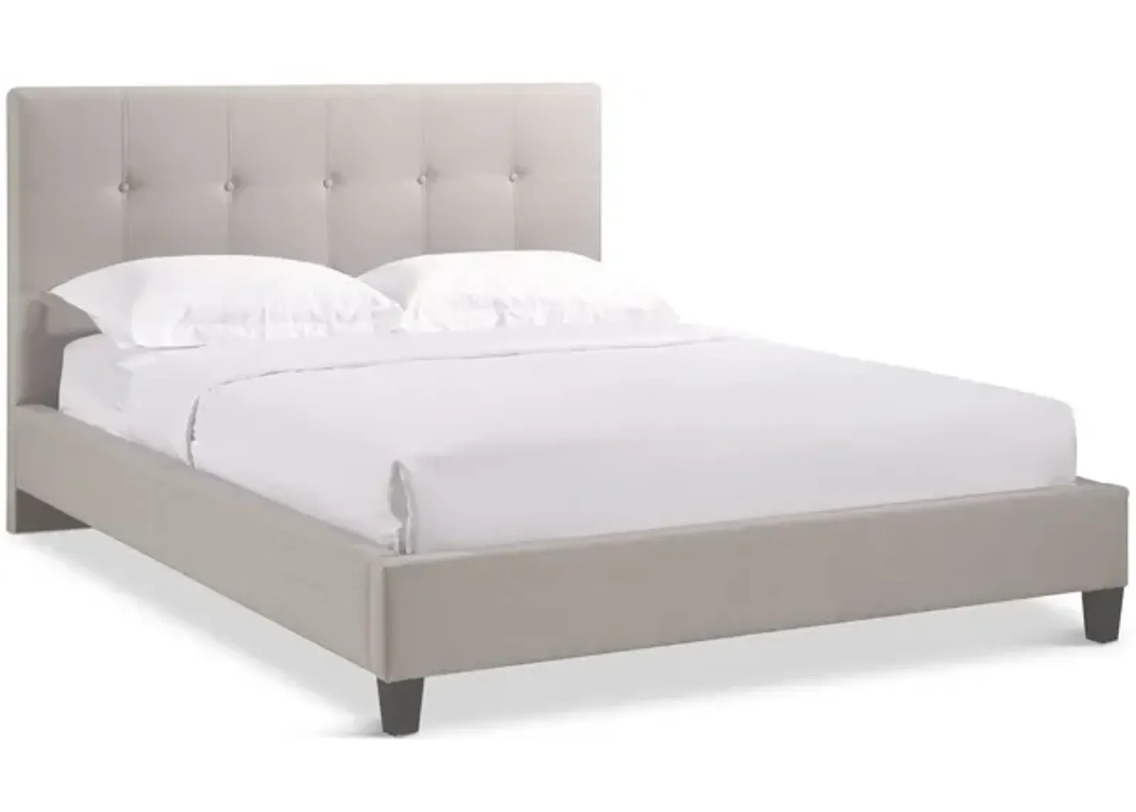 Avery Light Grey Bed - Queen