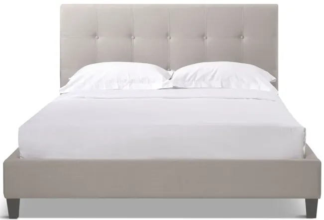 Avery Light Grey Bed - King