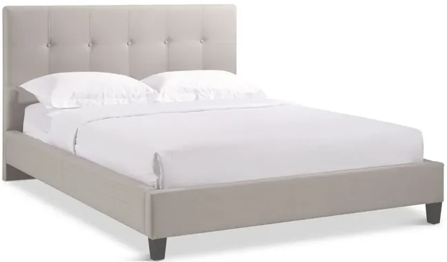 Avery Light Grey Bed - King