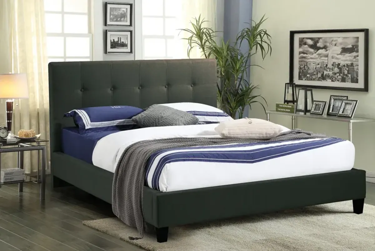 Avery Charcoal Bed - Queen