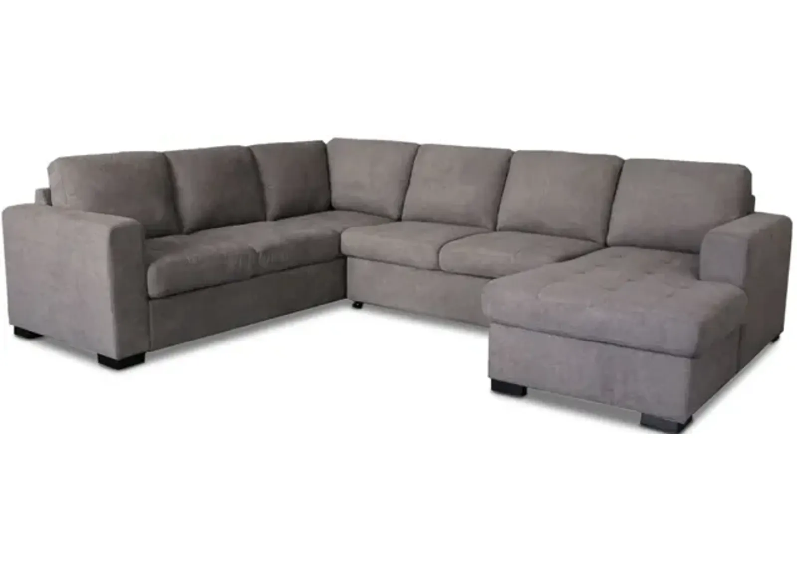 Louden Sleeper Sectional With Storage Chaise - Right Arm Facing Chaise