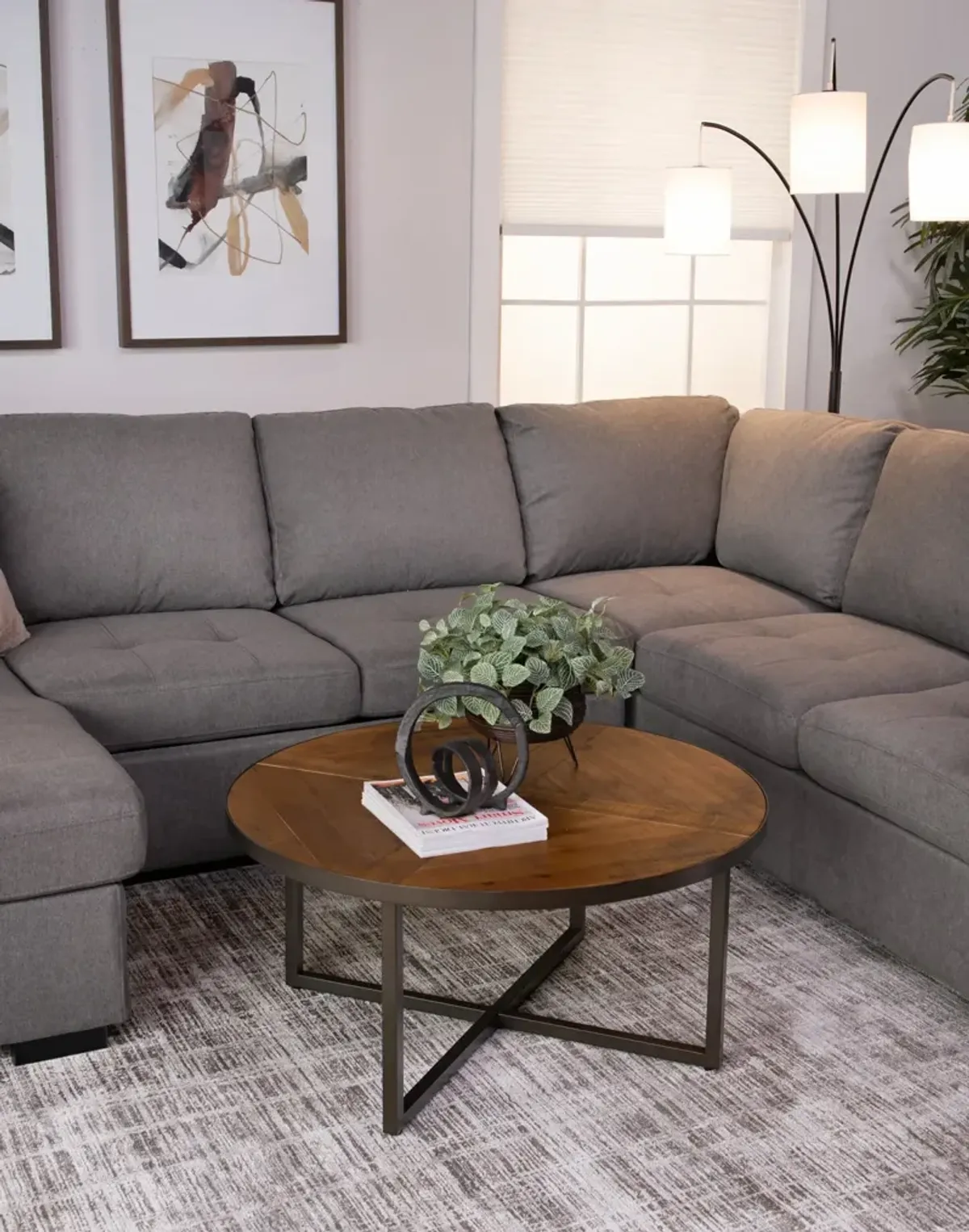 Louden Sleeper Sectional With Storage Chaise - Left Arm Facing Chaise