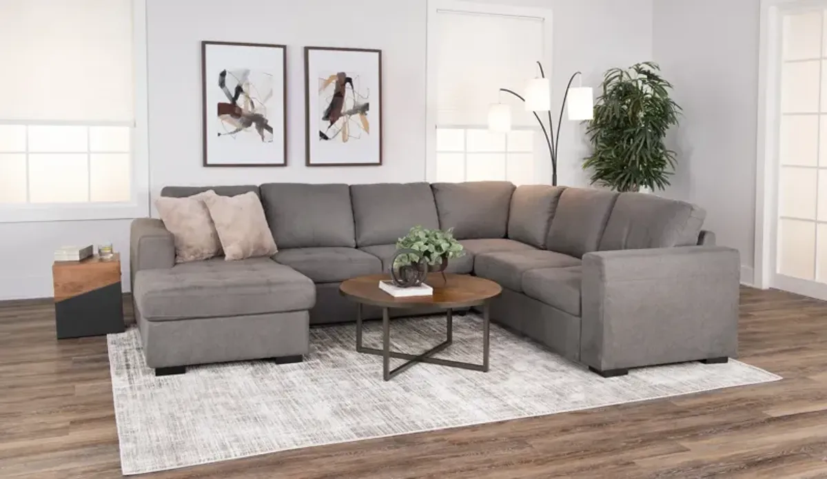 Louden Sleeper Sectional With Storage Chaise - Left Arm Facing Chaise