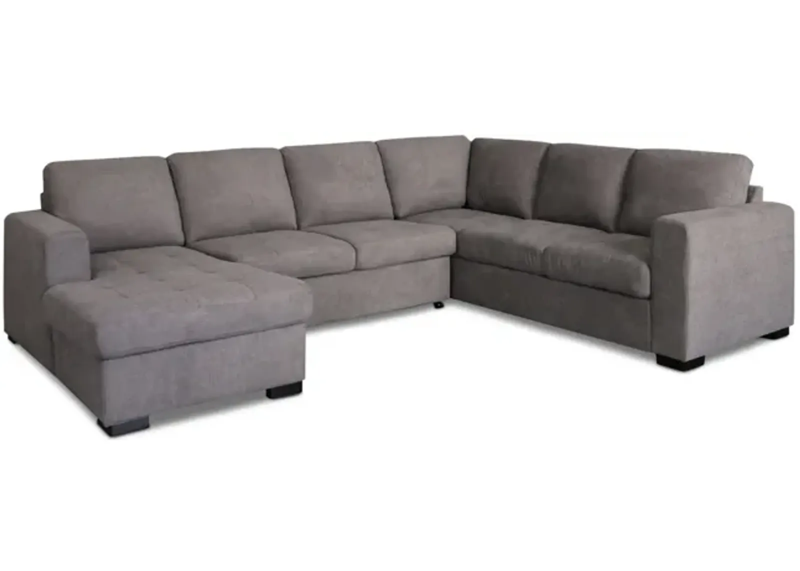 Louden Sleeper Sectional With Storage Chaise - Left Arm Facing Chaise