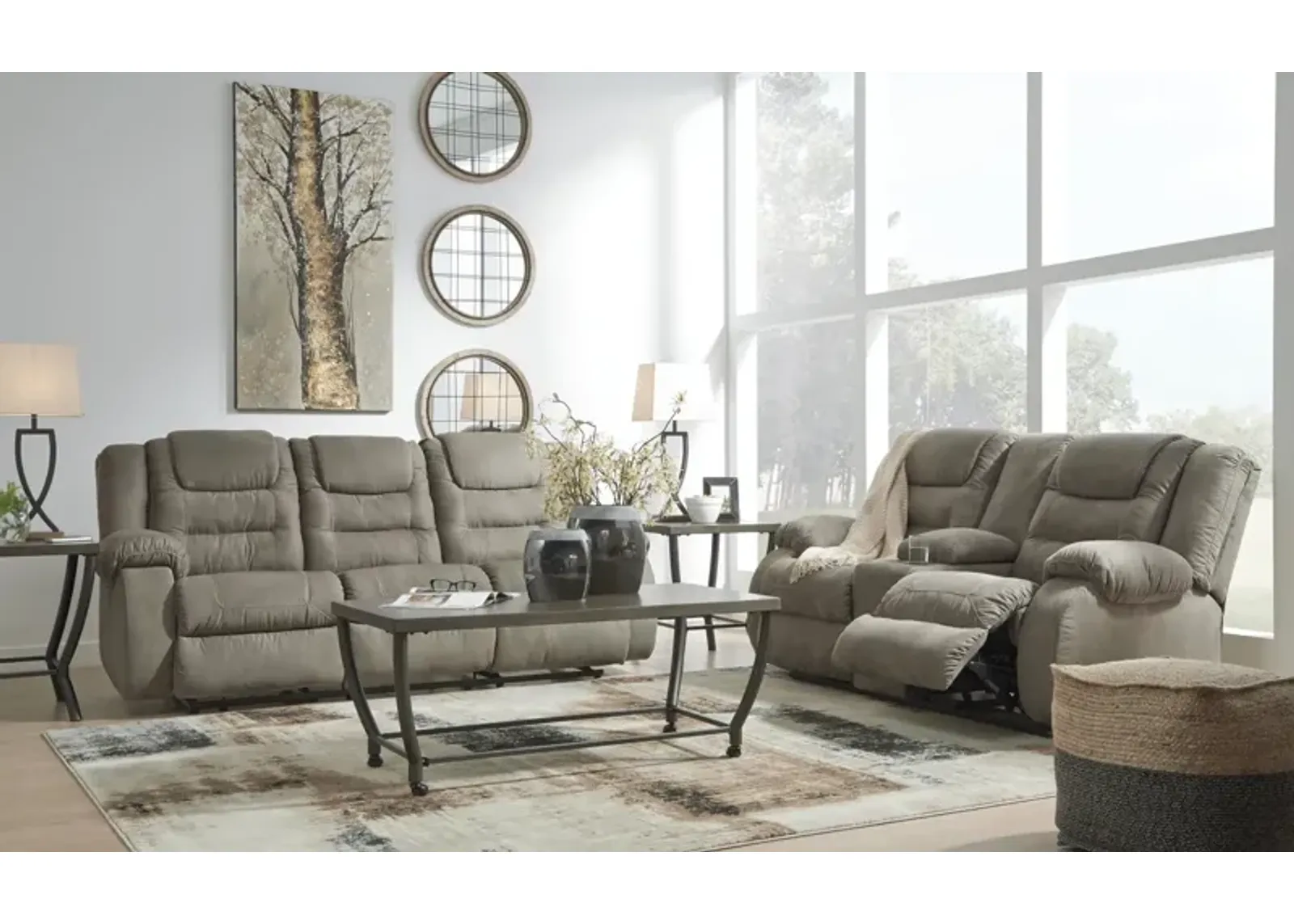 Morten Reclining Sofa And Loveseat Set