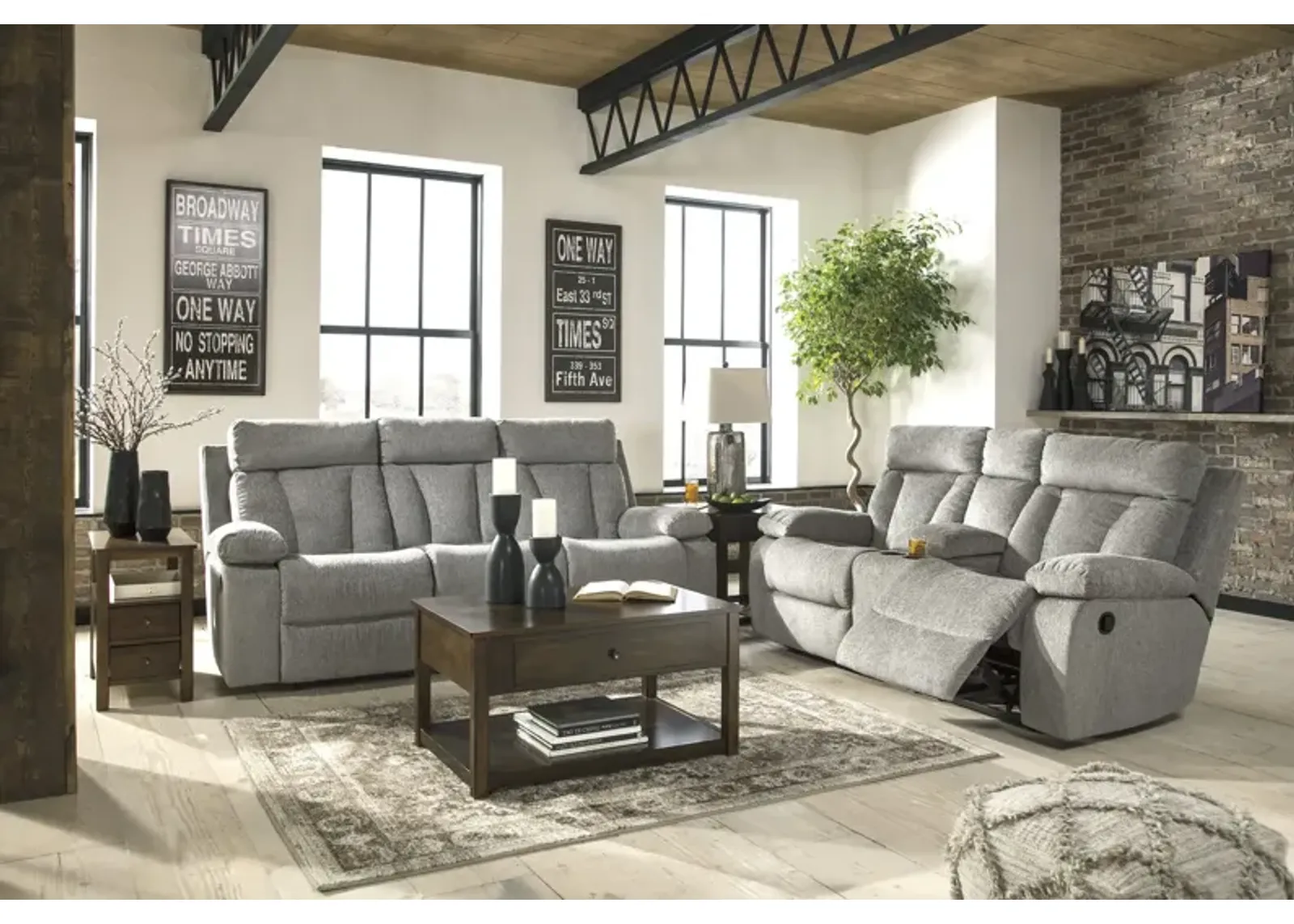 Banks Reclining Sofa And Loveseat Set