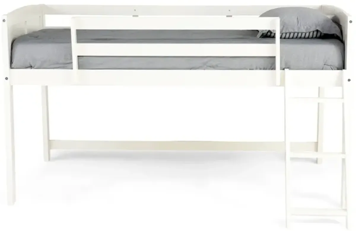 Scout Loft Bunk Bed - Dove White