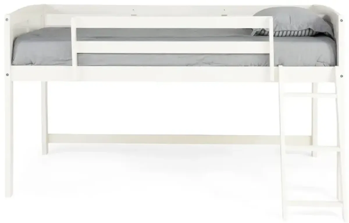 Scout Loft Bunk Bed - Dove White