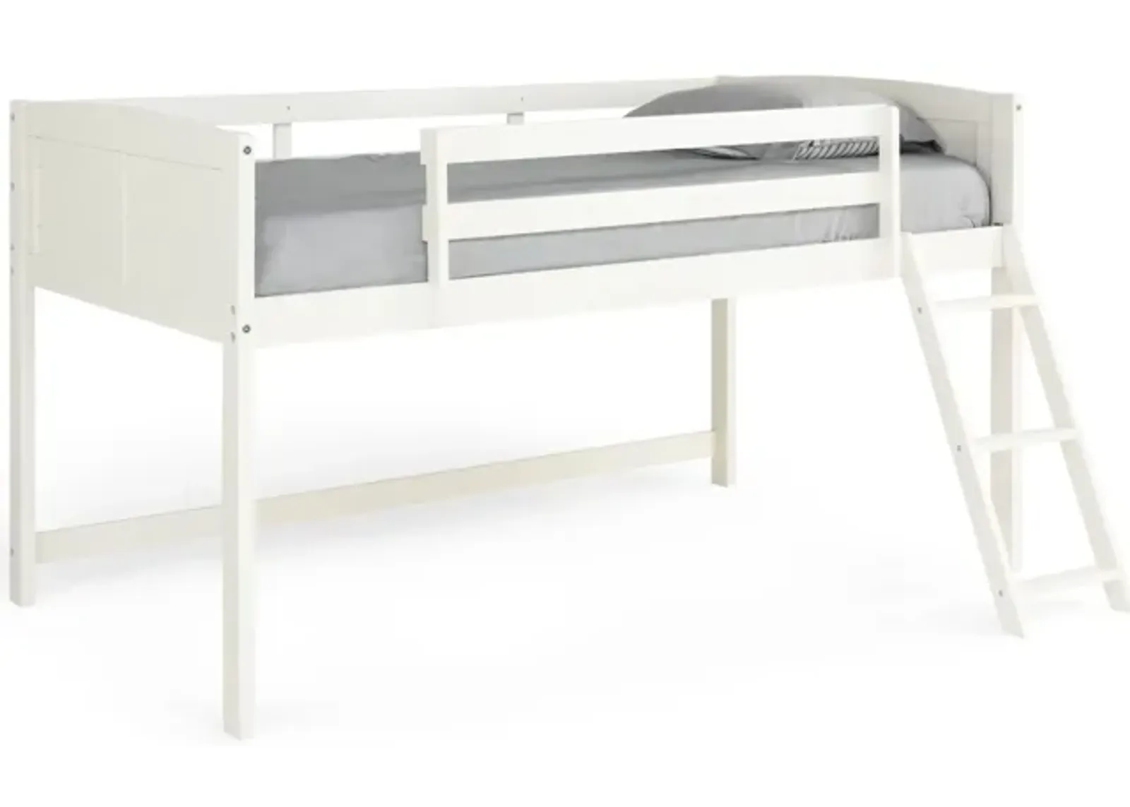 Scout Loft Bunk Bed - Dove White