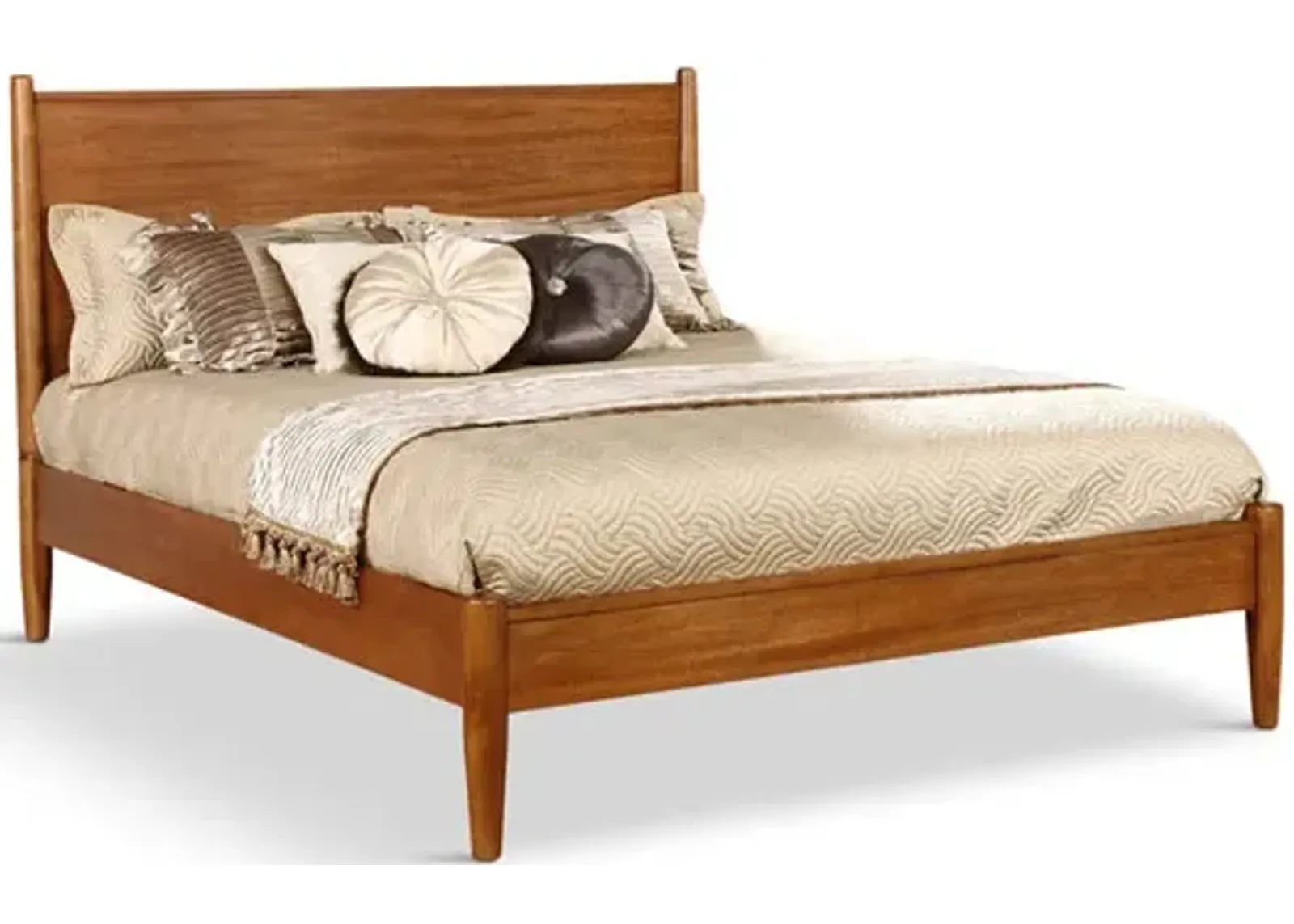 Shelby Queen Bed - Fawn