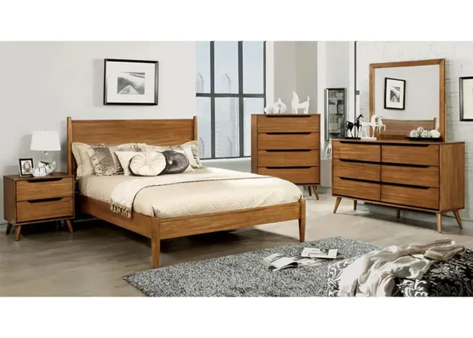 Shelby Queen Bedroom Suite - Fawn