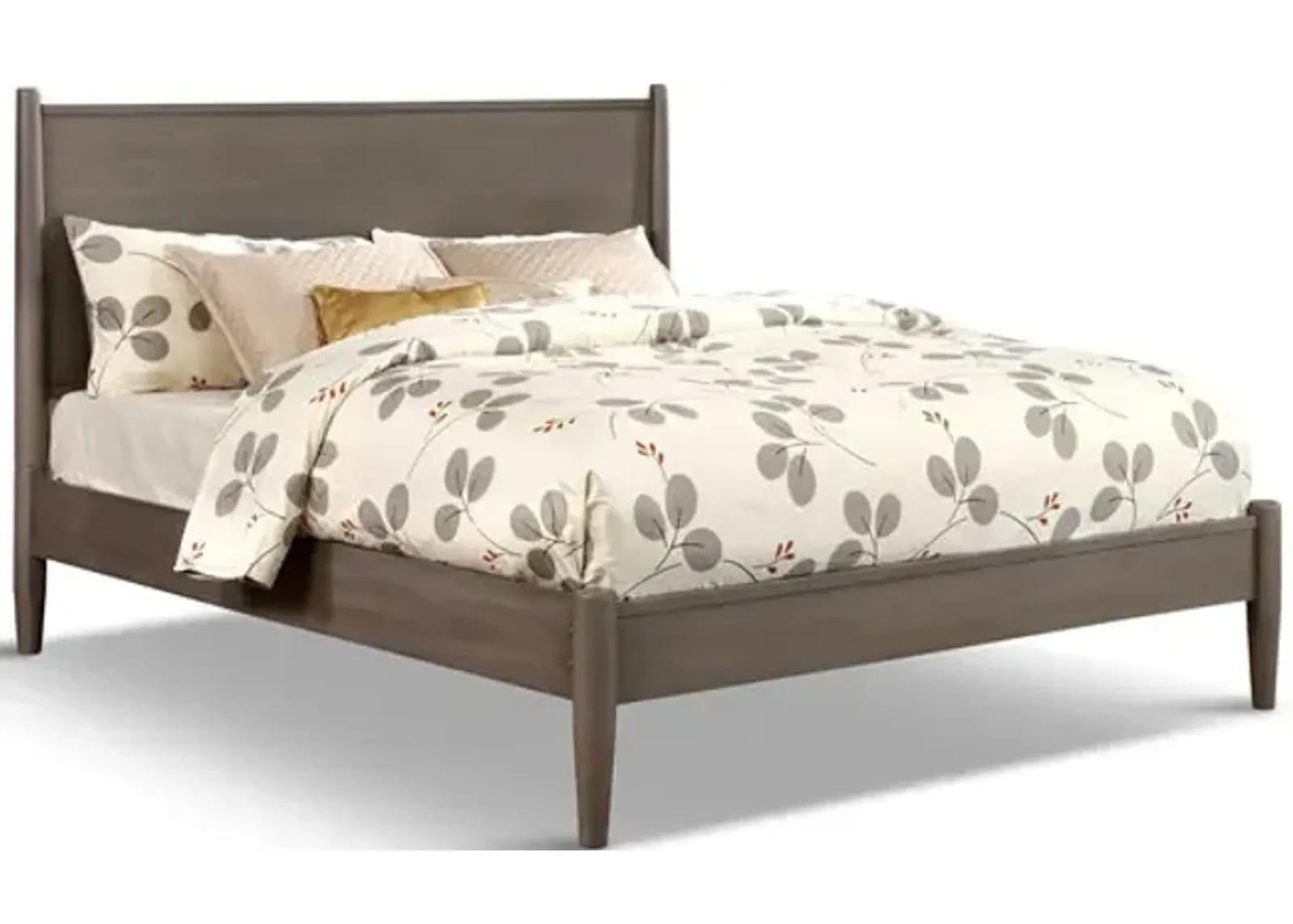 Shelby Queen Bed - Smoke