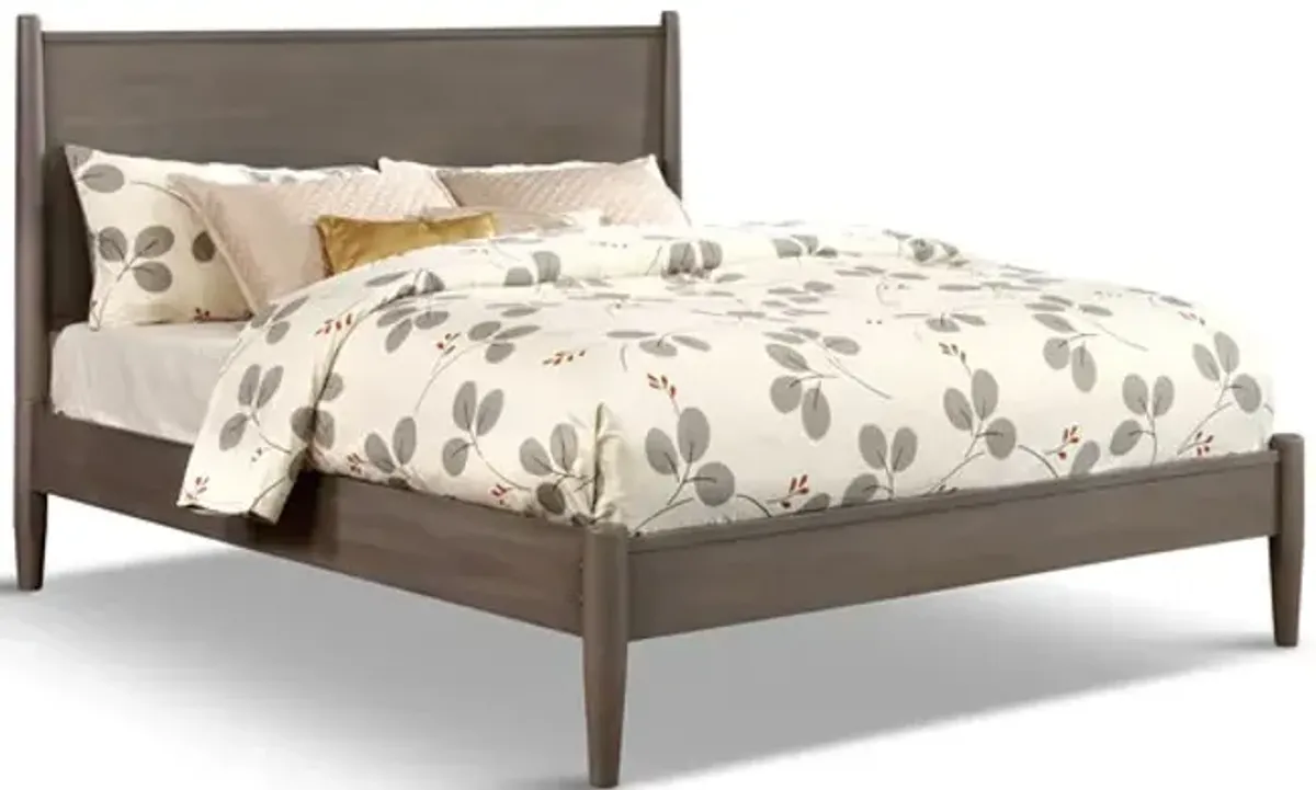 Shelby King Bed - Smoke