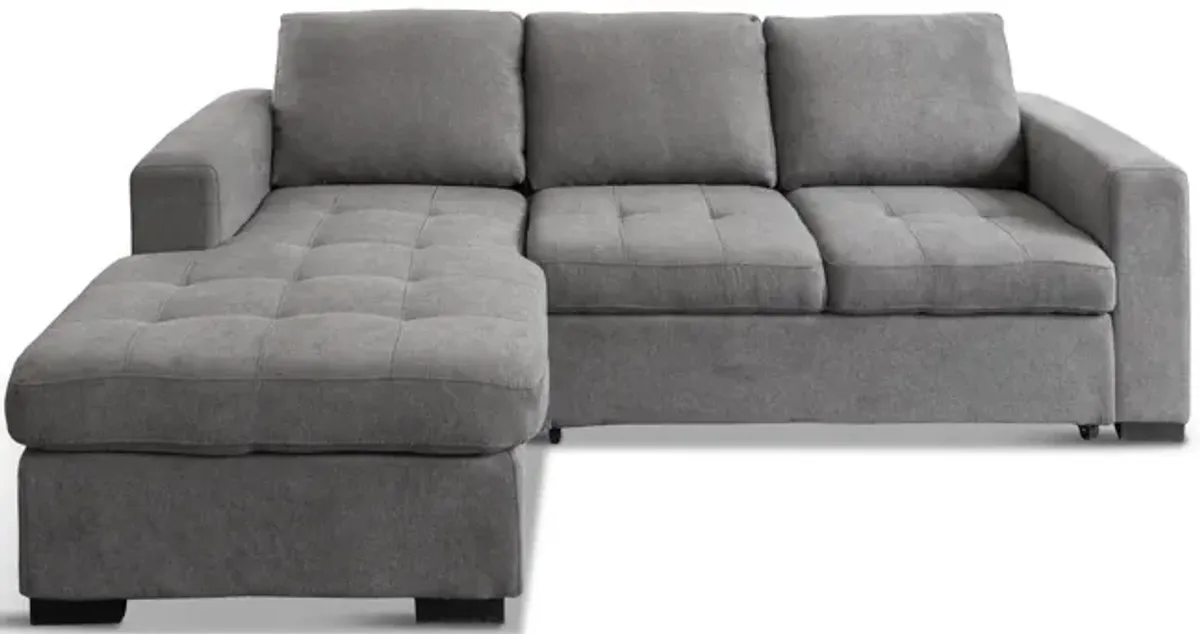 Louden 2 Piece Sleeper Sectional With Chaise - Right Arm Facing Sofa