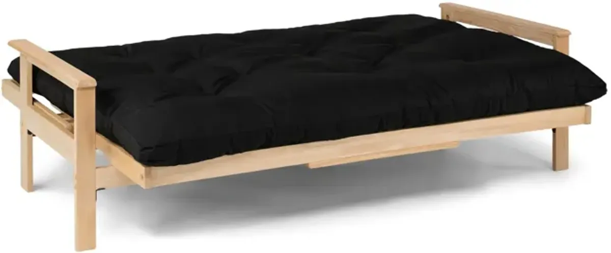 Kennedy Futon With 6  Premium Mattress - Natural