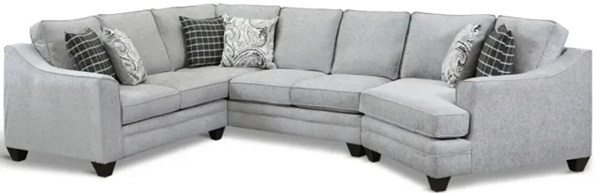 Lowry 3 Piece Sectional - Right Cuddler