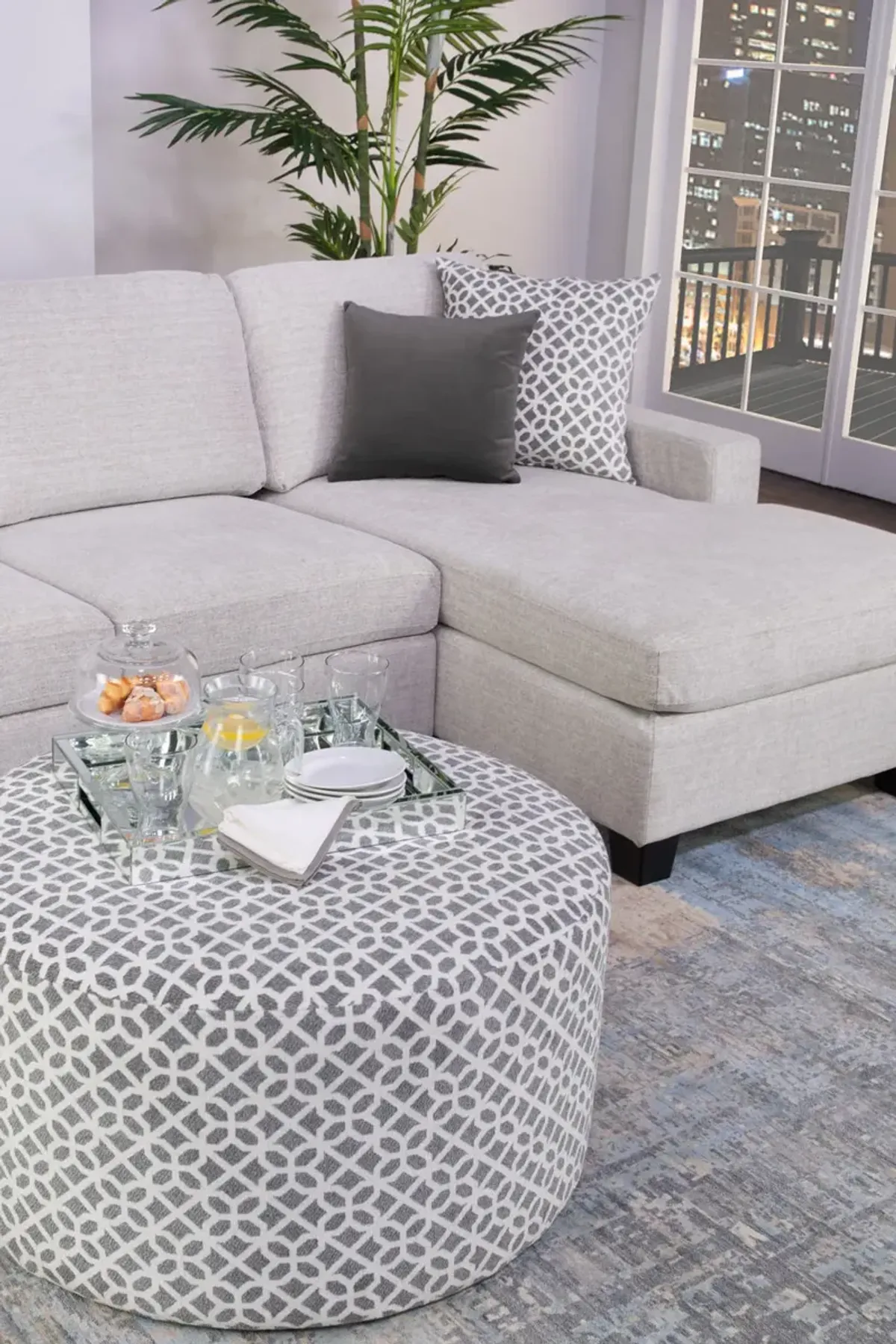 Dawes Sectional With Ottoman