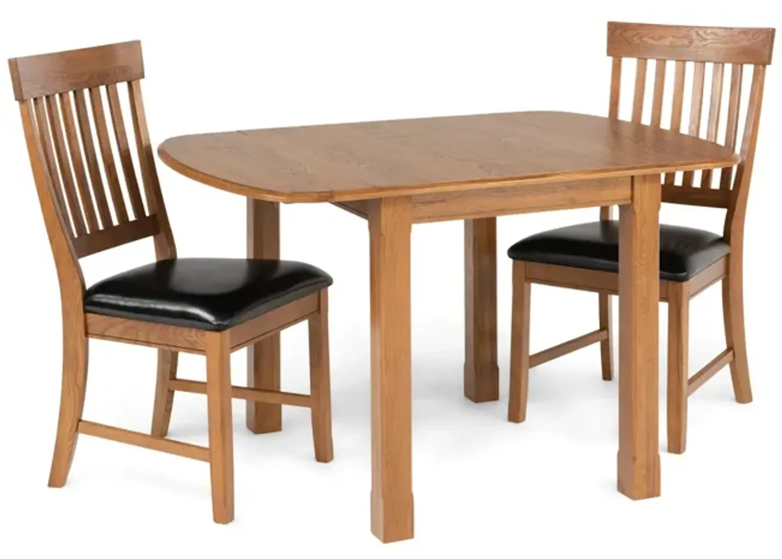 Family Dining Drop Leaf Table With 2 Chairs