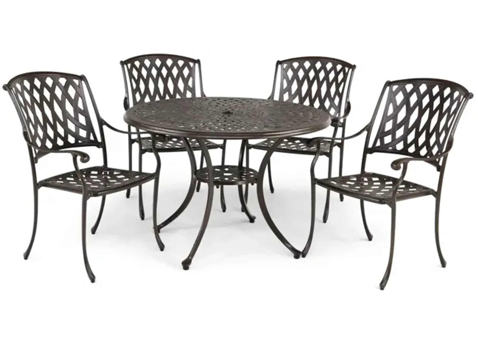 Bellmore II 5 Piece Patio Dining Set