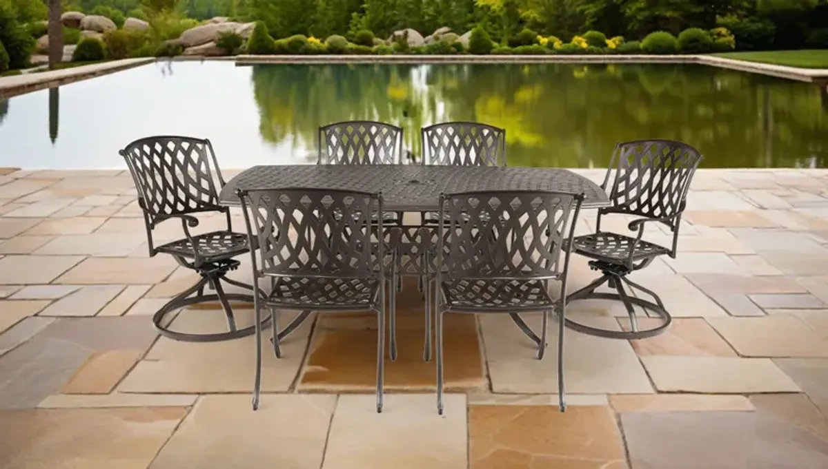 Bellmore II 7 Piece Patio Dining Set 