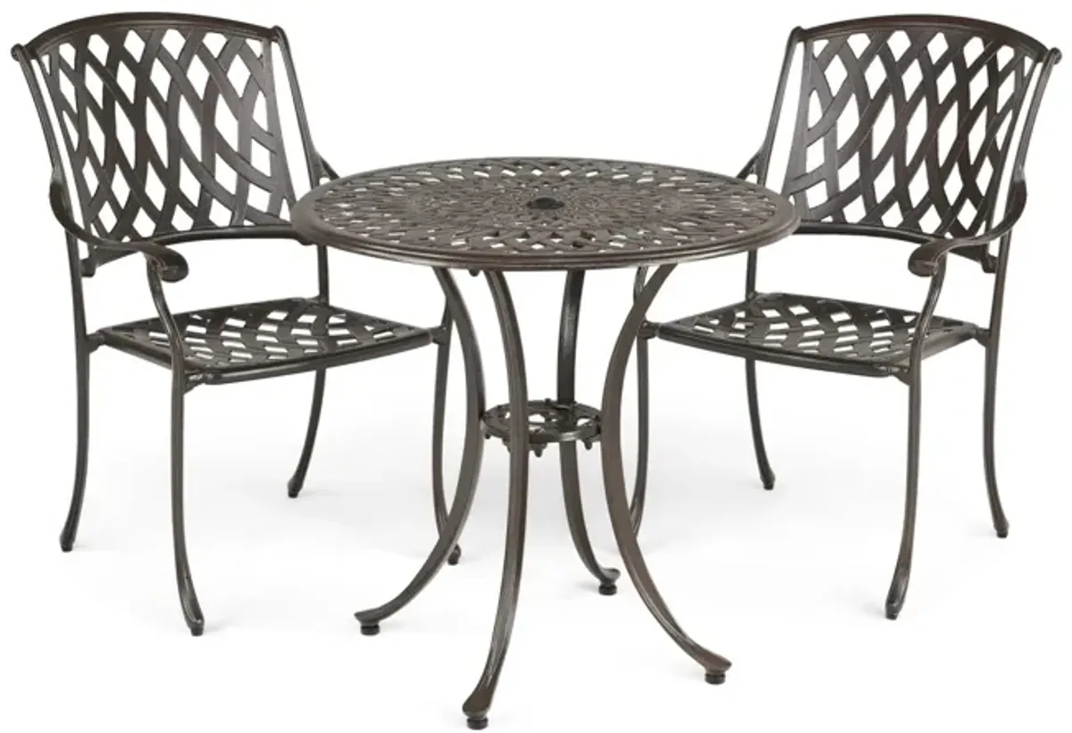 Bellmore II 3pc Bistro Set