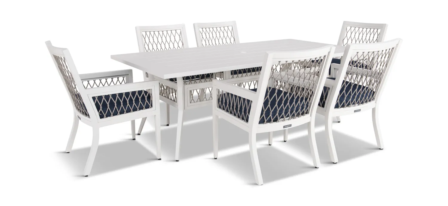 Coastal Breeze 7 Piece Patio Dining Set