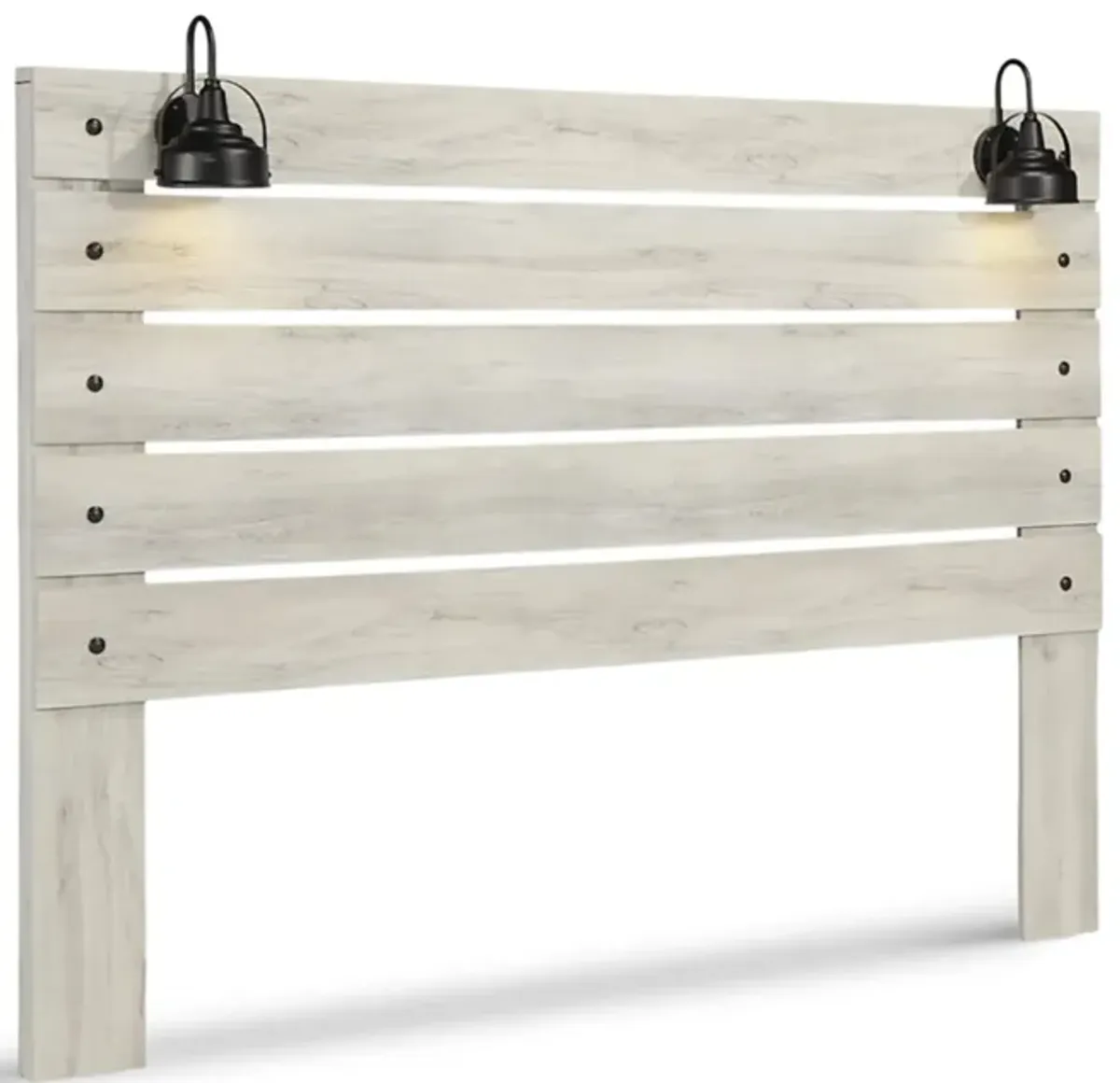 Chandler King Bed - Whitewash