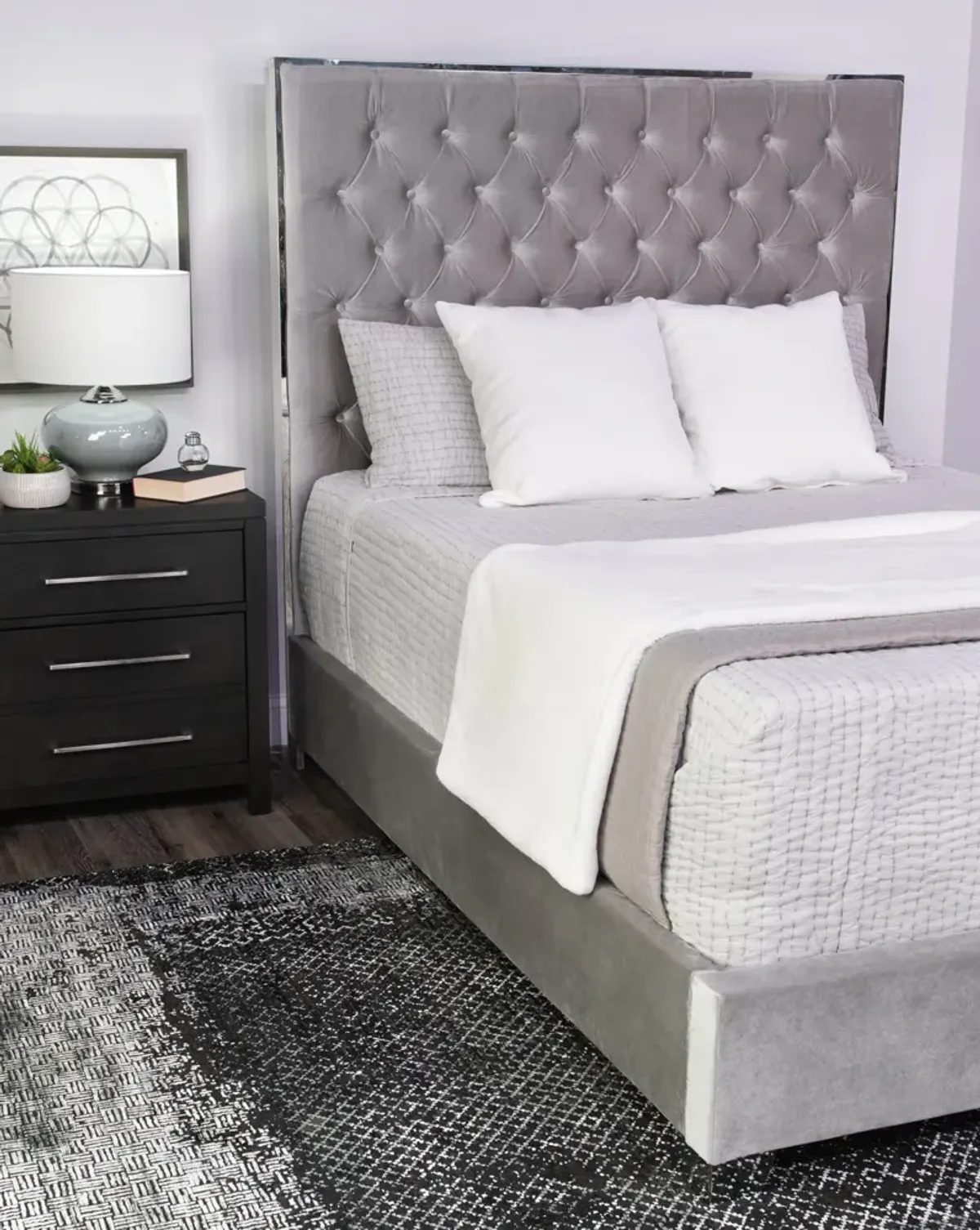 Audrey Upholstered Bed - King