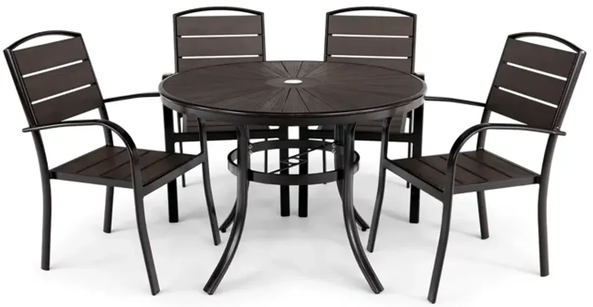 Pearl Cove 5 Piece Patio Dining Set