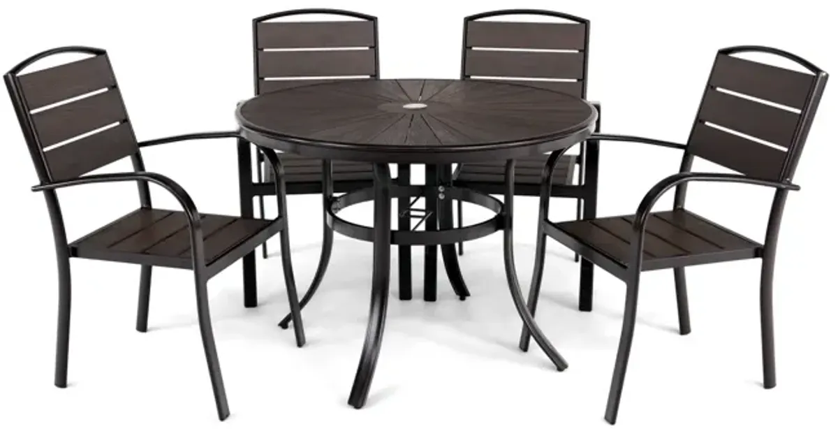 Pearl Cove 5 Piece Patio Dining Set