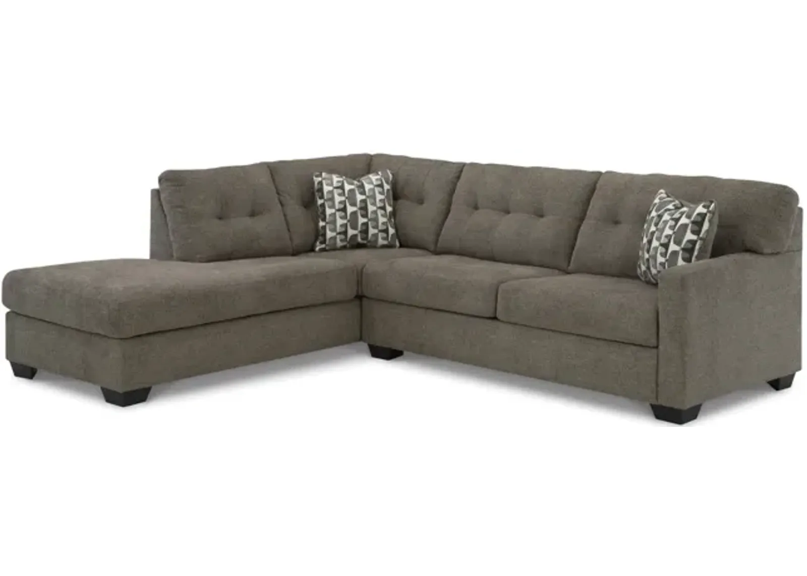 Lavon Sectional with Left Chaise - Chocolate