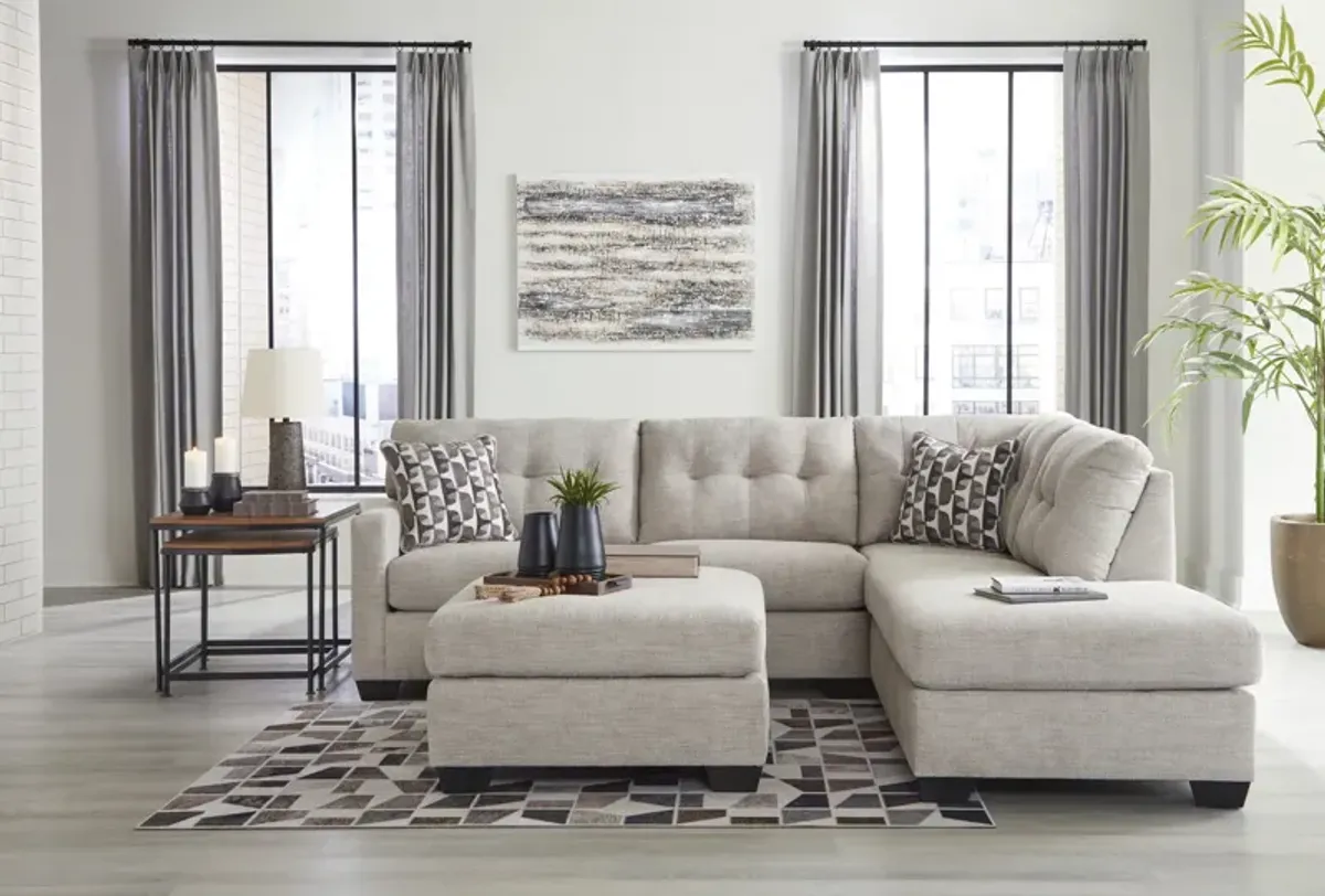 Lavon Sectional with Right Chaise - Pebble