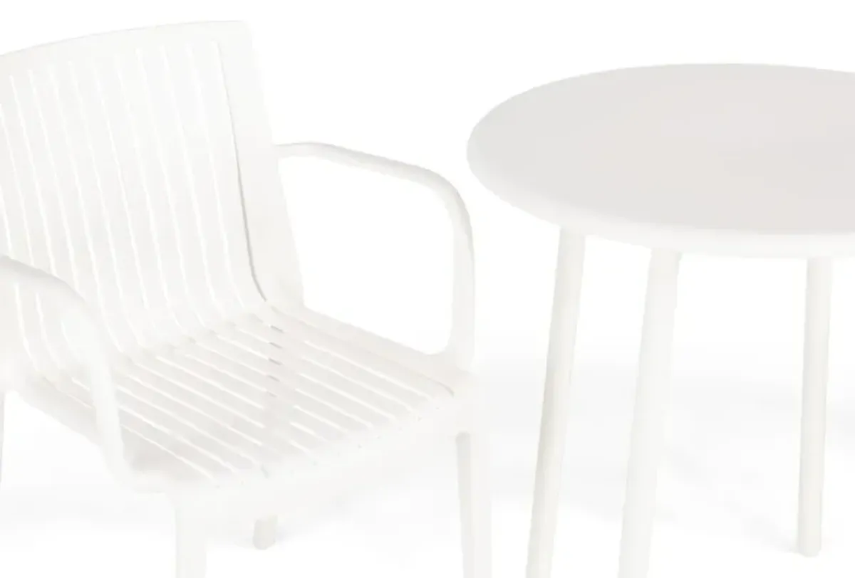 Heron 3pc Patio Set - White