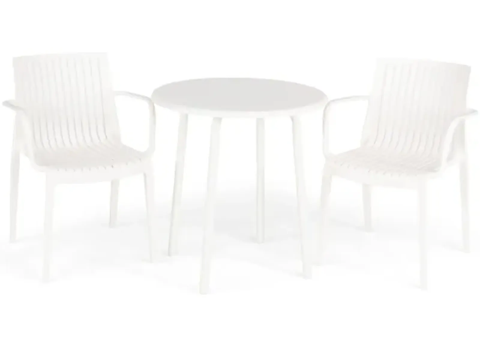 Heron 3pc Patio Set - White