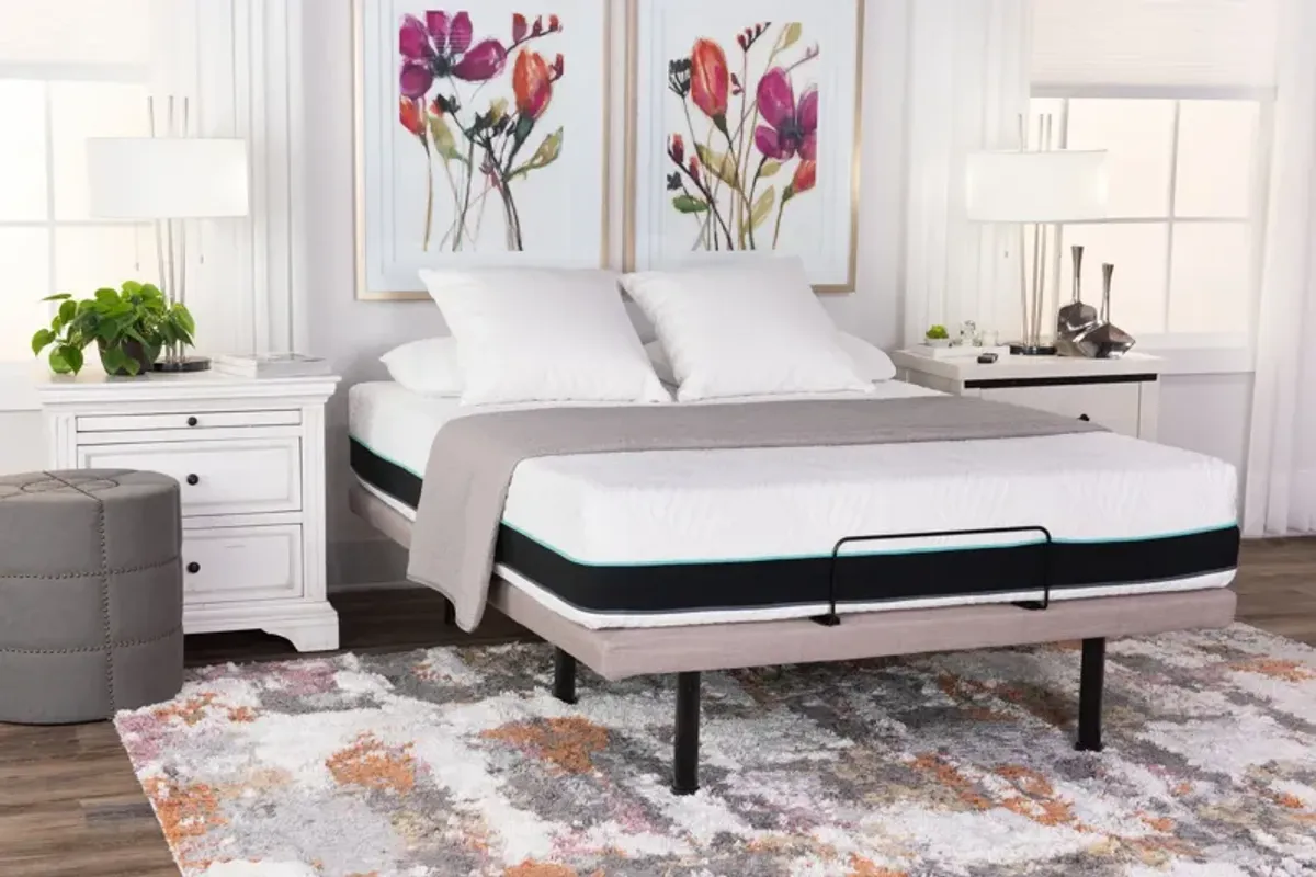 12  Memory Foam Queen Mattress with Adjustable Base